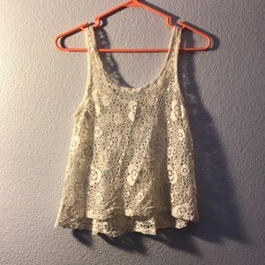 Lace tank top